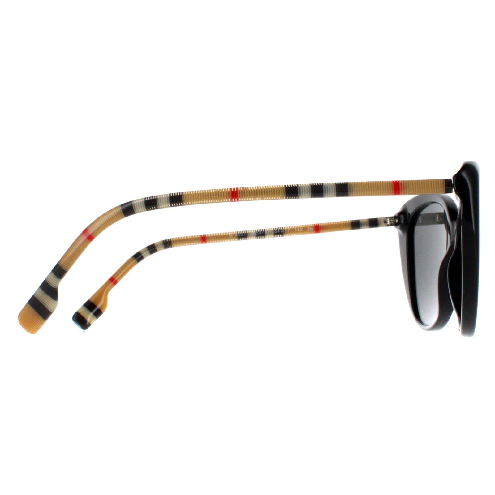 Black Burberry Black Cat Eye Black Dark Grey BE4407, Image 4 of 4