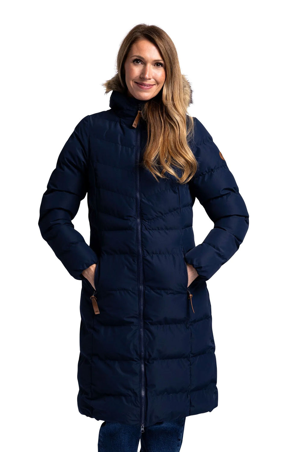 Navy Trespass Navy Audrey Padded Jacket, Image 5 of 5