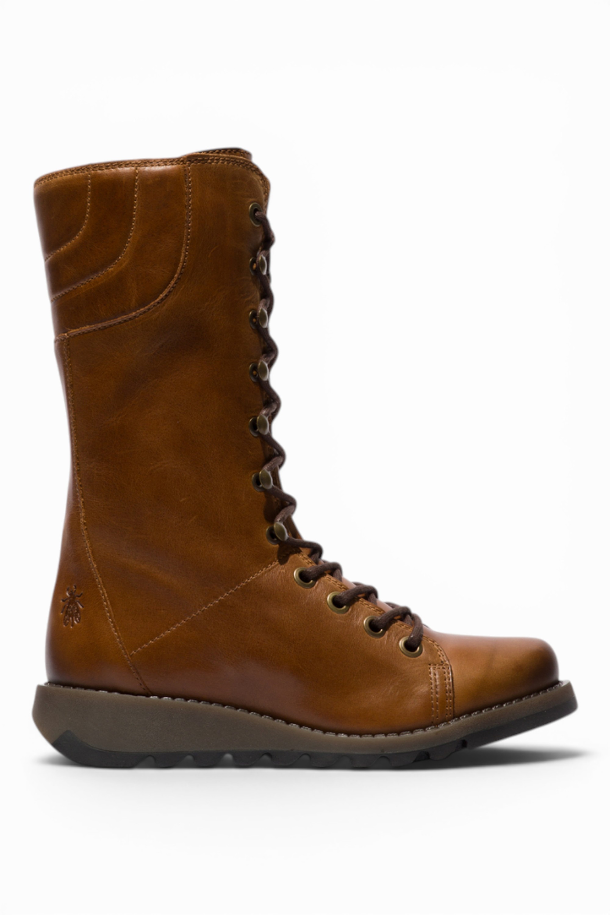 Brown Womens Leather Ankle Boots-STER760, Image 1 of 5
