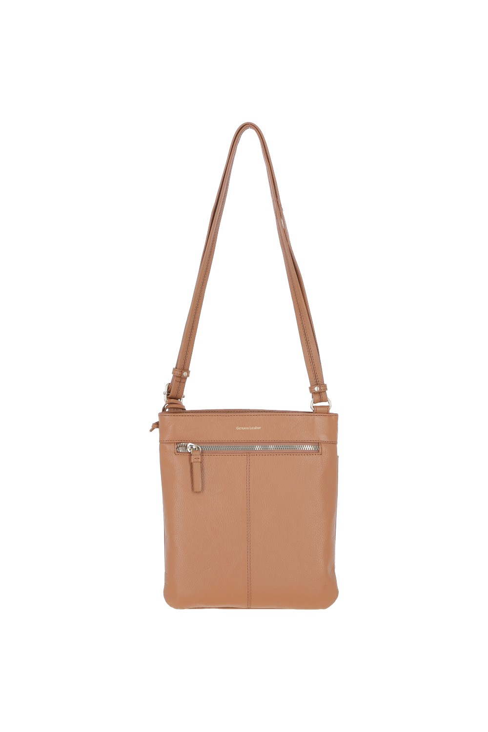 Camel 'Bella' Real Leather Crossbody Bag, Image 3 of 4