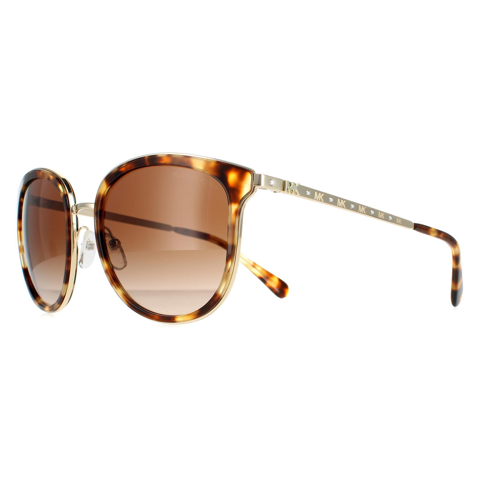 Brown Round Jet Set Tortoise Smoke Gradient Adrianna Bright MK1099B, Image 2 of 4
