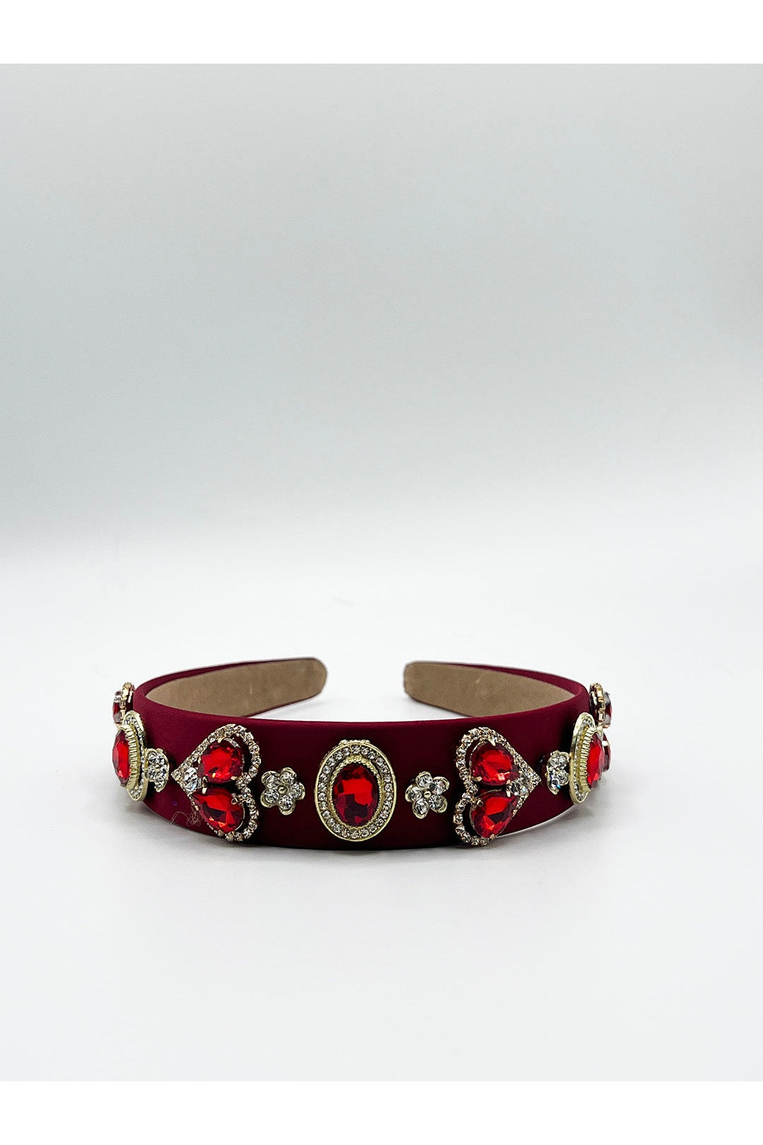 Red Heart Embellished Headband, Image 2 of 5
