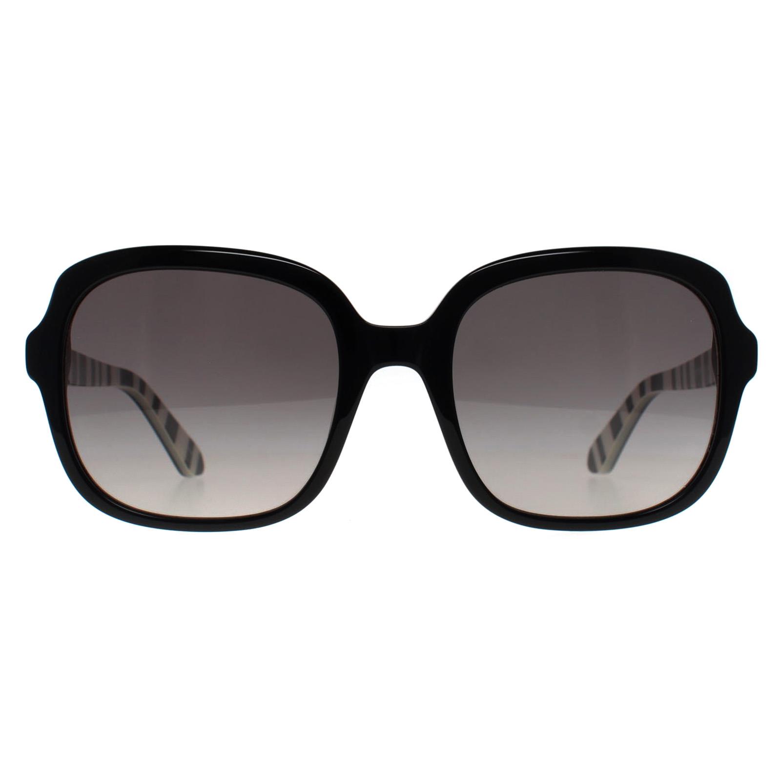 Black Kate Spade Black Square Black Grey Gradient Polarized Babbette/G/S, Image 1 of 4