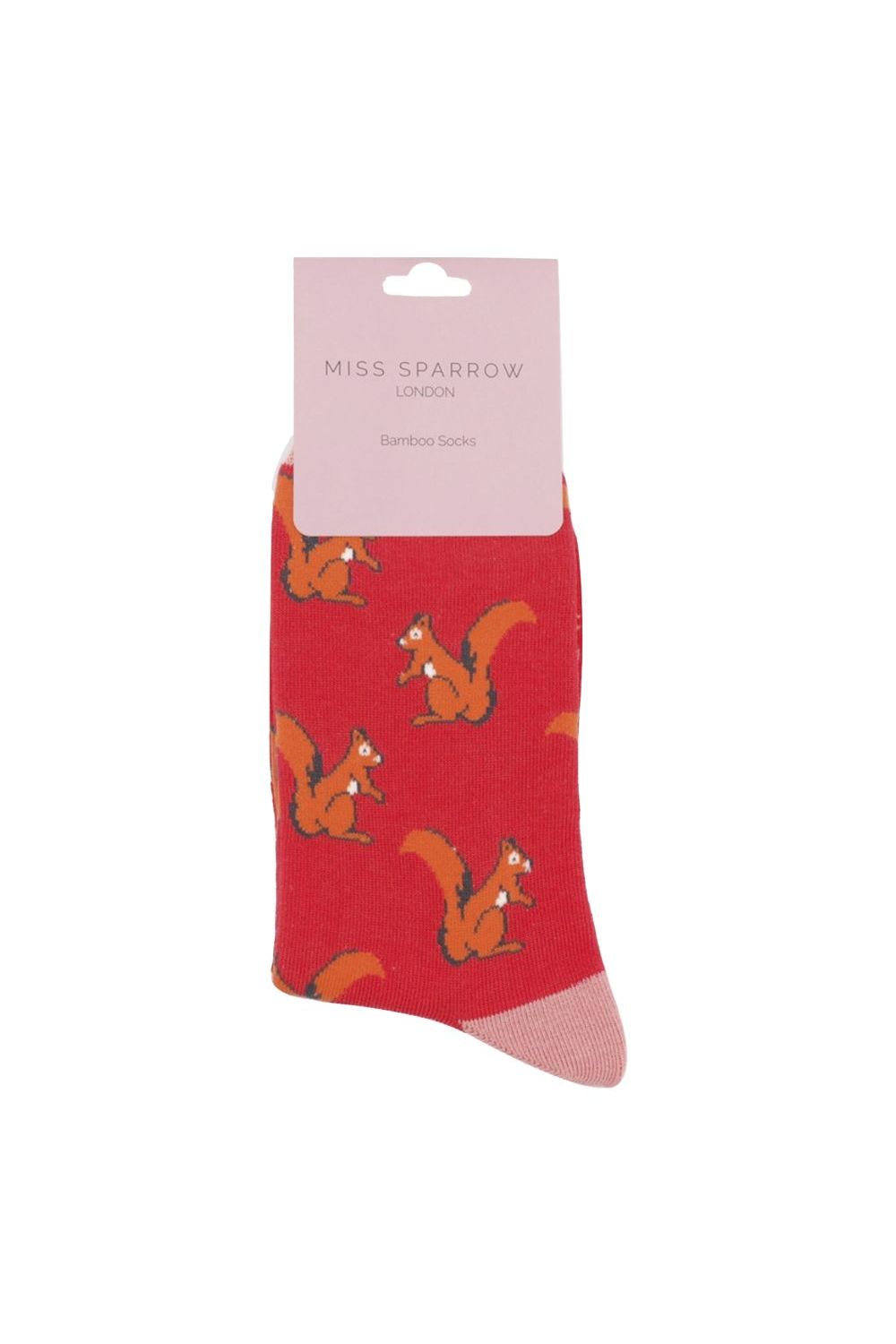 Cerise 1 Pack Novelty Animal Patterned Bamboo Socks, Image 2 of 4