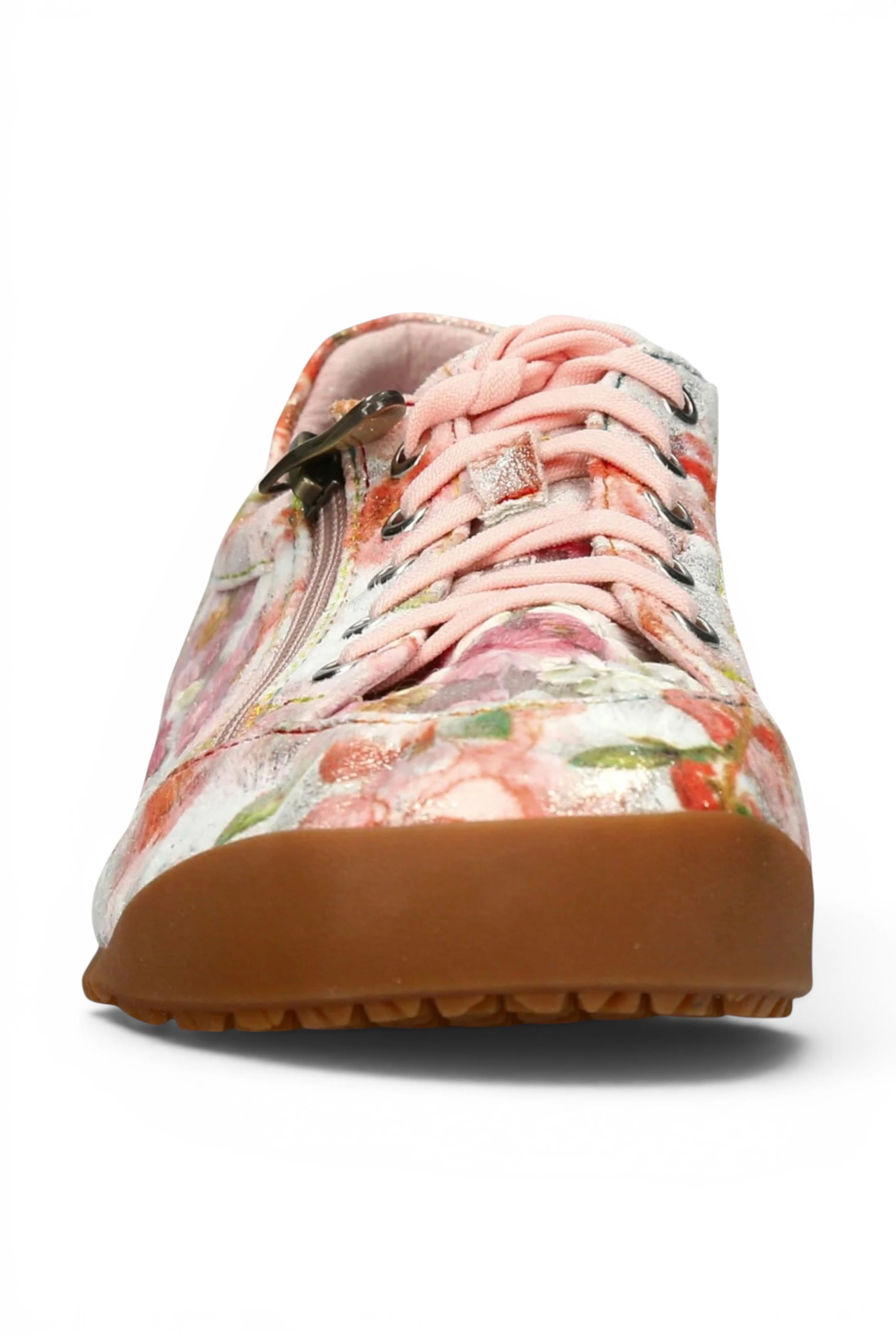 Pink Womens Trainers Sneaker Shoes-TIVANAO-05, Image 4 of 7