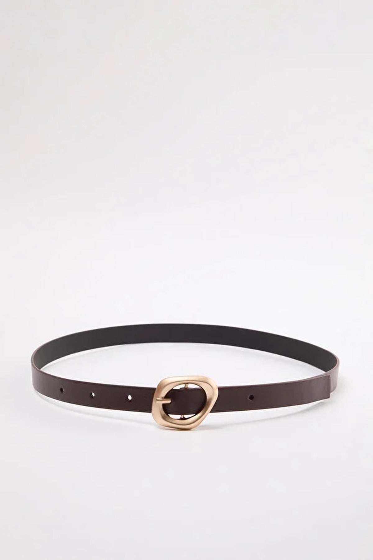 Multi Double Pack Asymmetric Buckle Slim Women’s Belt Set, Image 4 of 4
