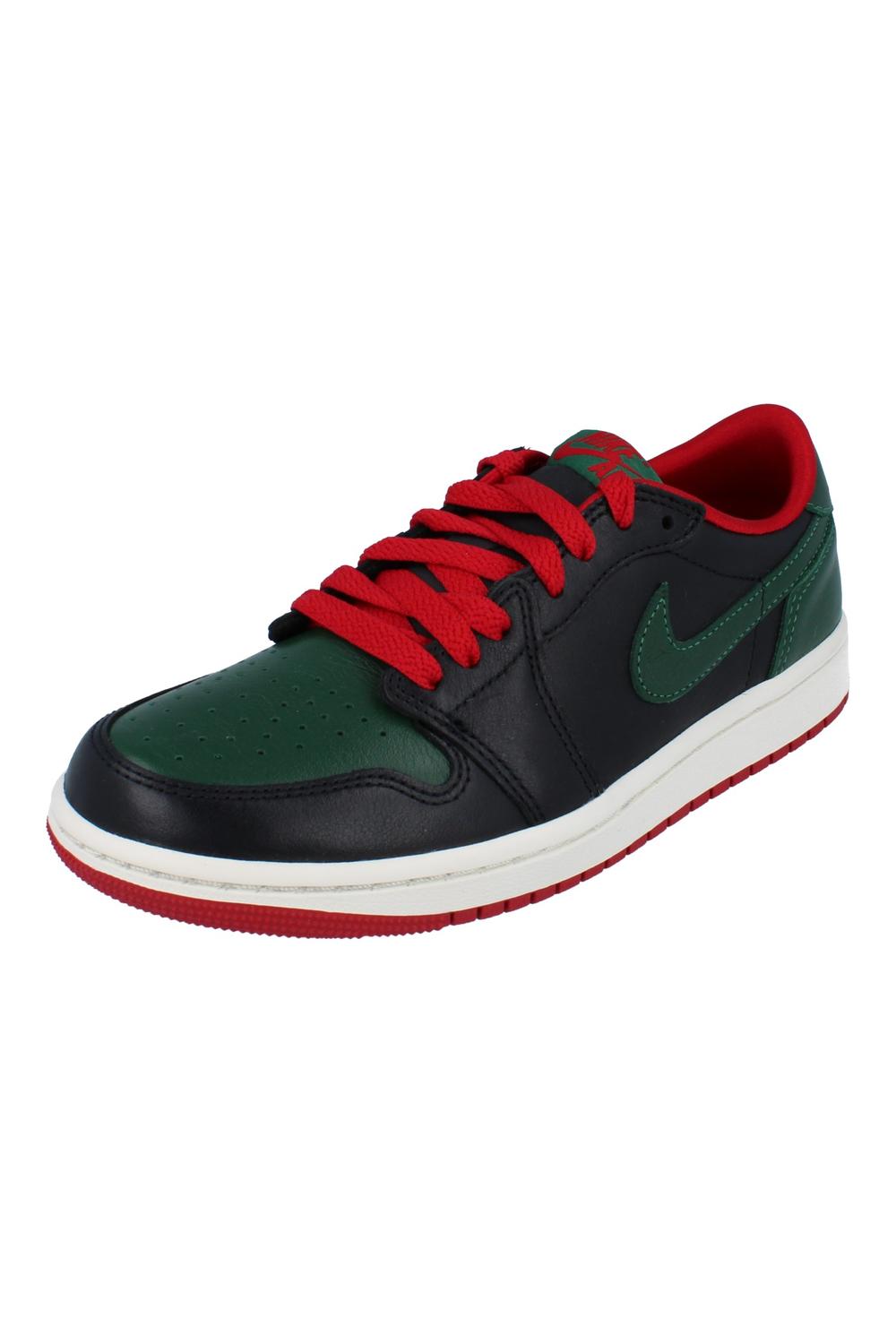 Black Nike Womens Air Jordan 1 Retro Low Og Trainers, Image 2 of 6