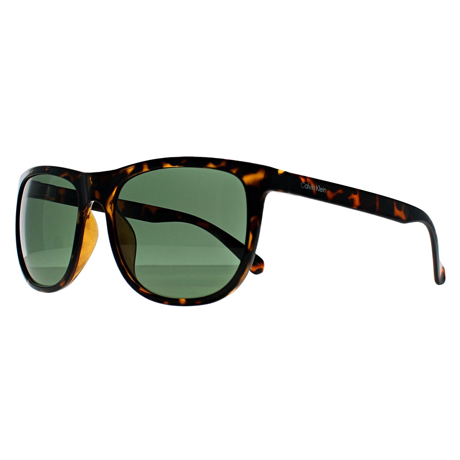 Brown Square Shiny Havana Green CK22557S, Image 2 of 3