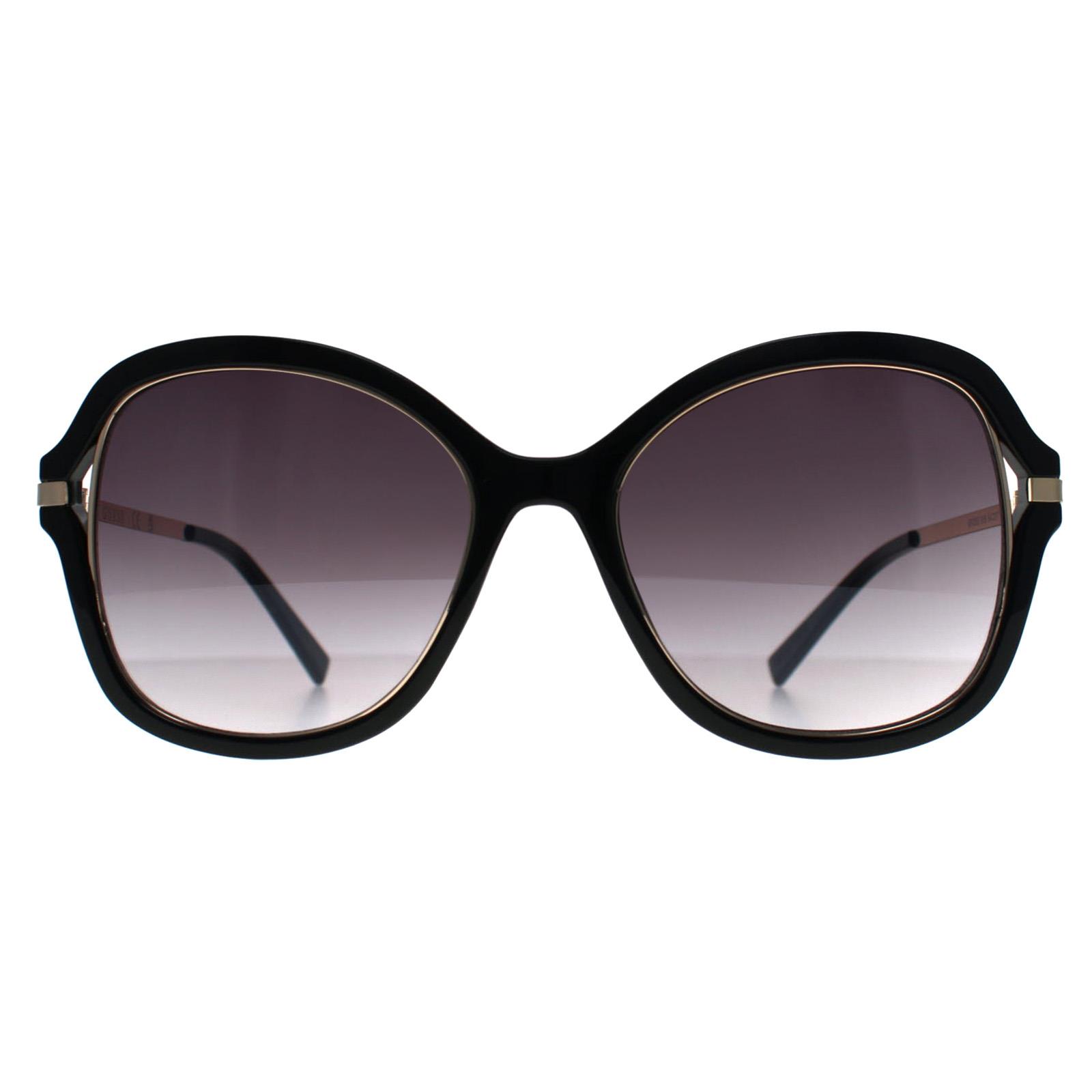 Black Guess Black Butterfly Shiny Black Grey Gradient GF0352, Image 1 of 3