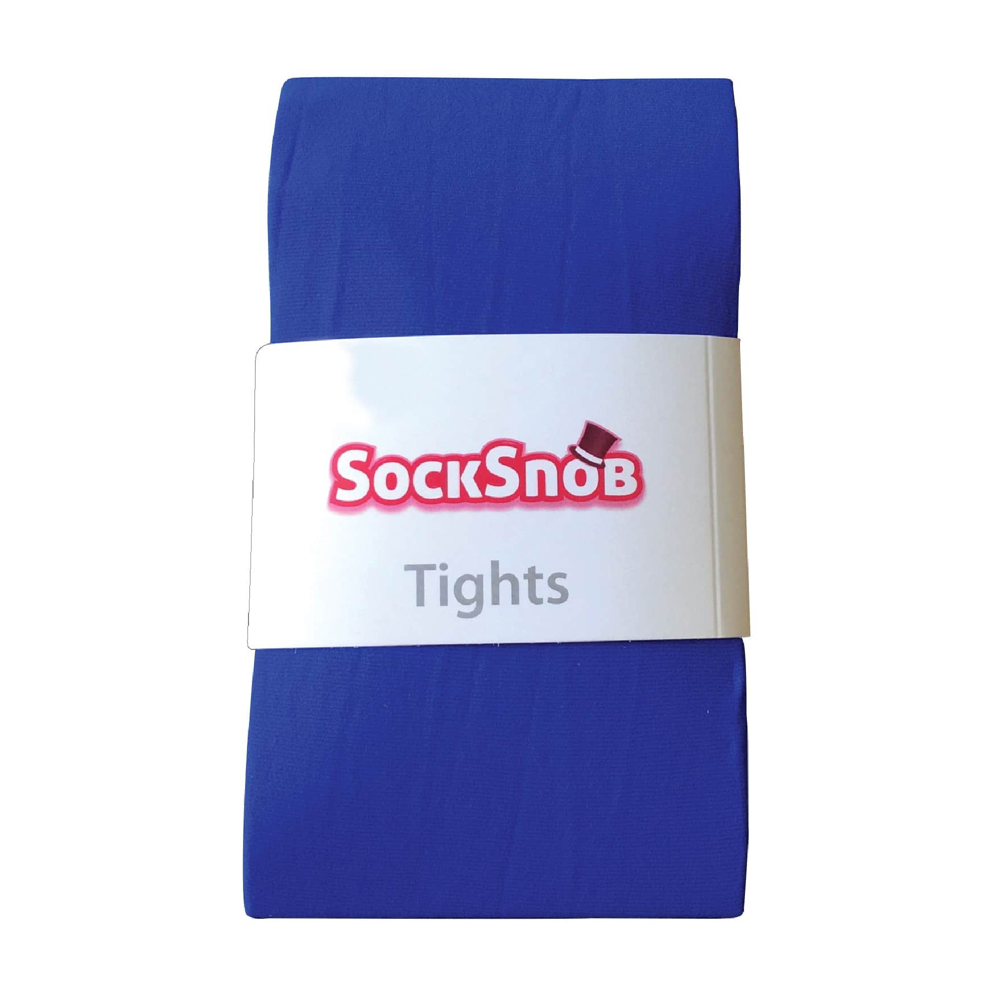 Blue 80 Denier Opaque Plain Coloured Tights, Image 5 of 5