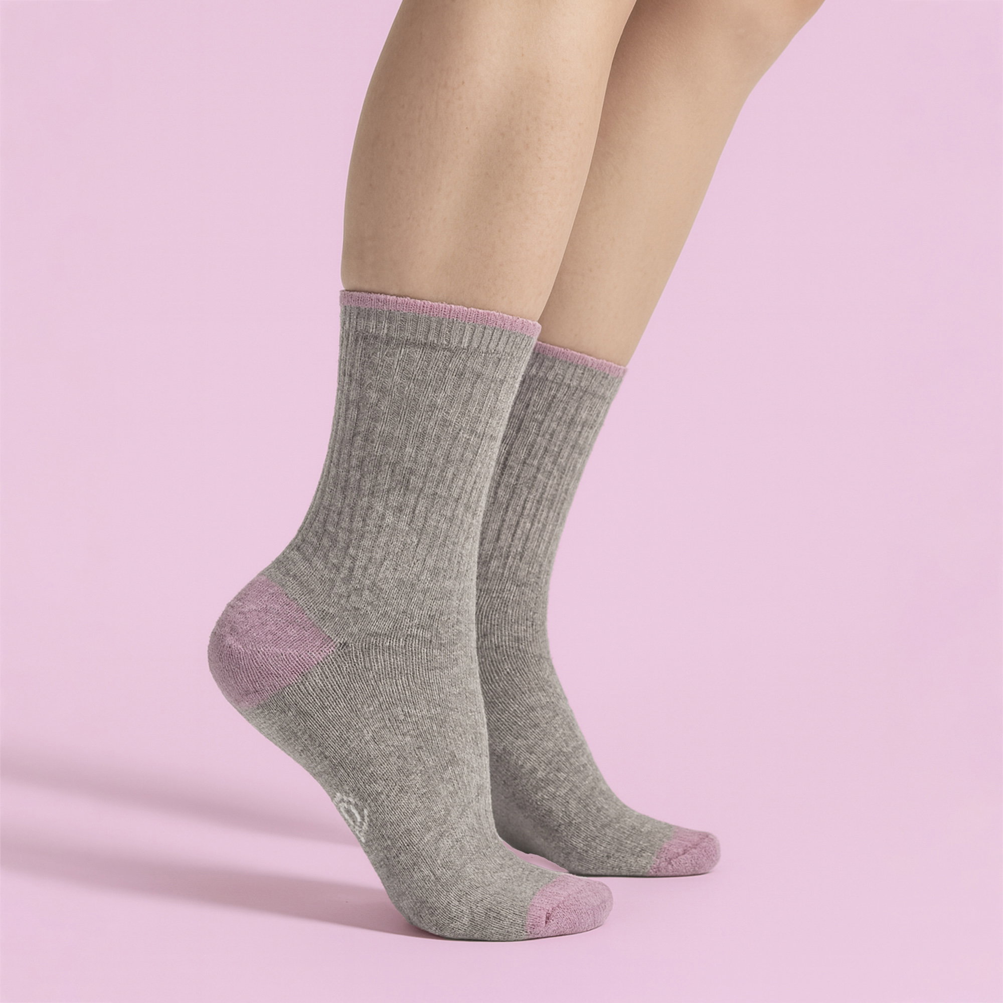 Grey 6 Pairs Water Repellent Hiking Socks, Image 3 of 3