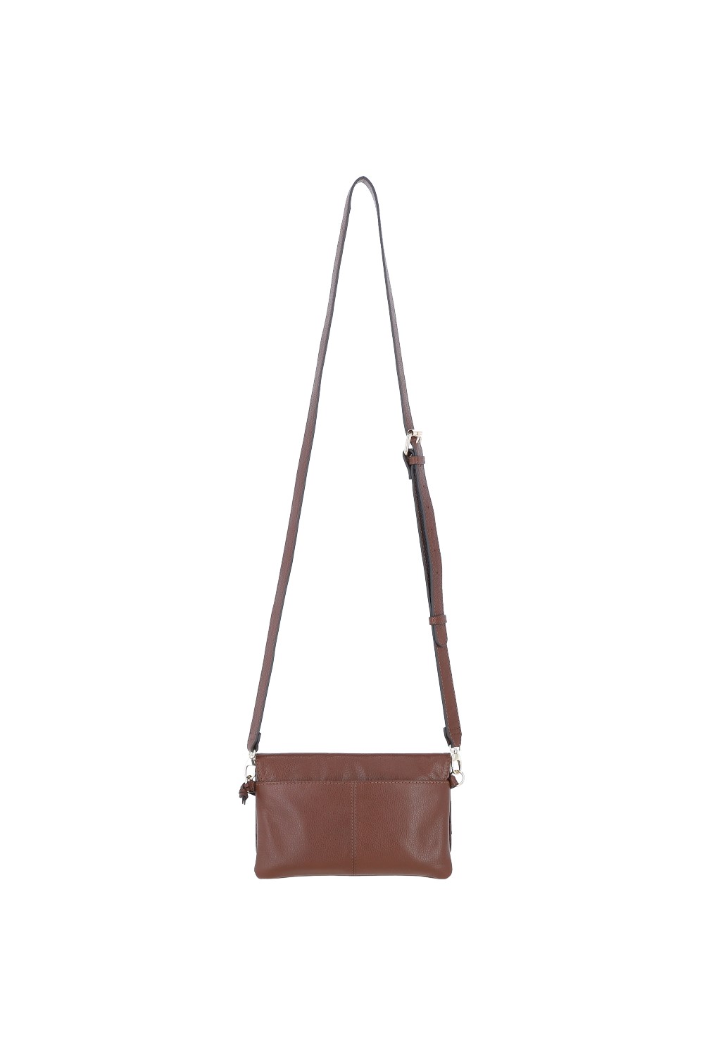 Tan Ashwood Leather Tan 'Brinea' Real Leather Crossbody Bag, Image 4 of 5