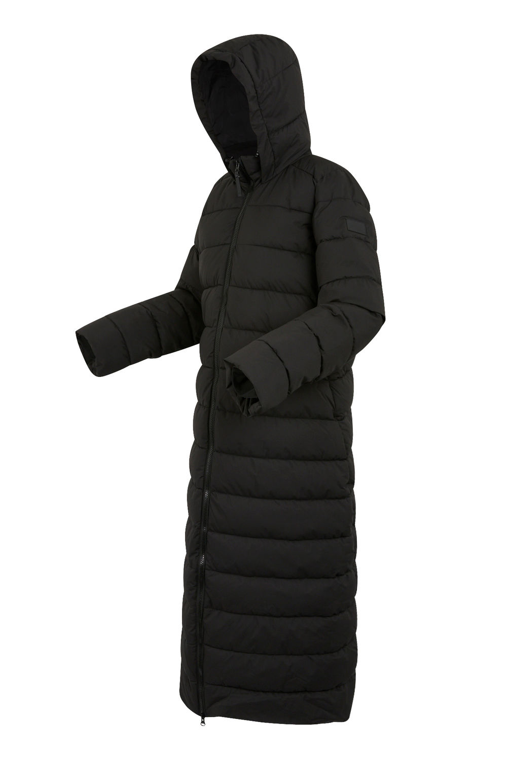 Black Regatta Black Elender Baffled Hooded Jacket, Image 3 of 3