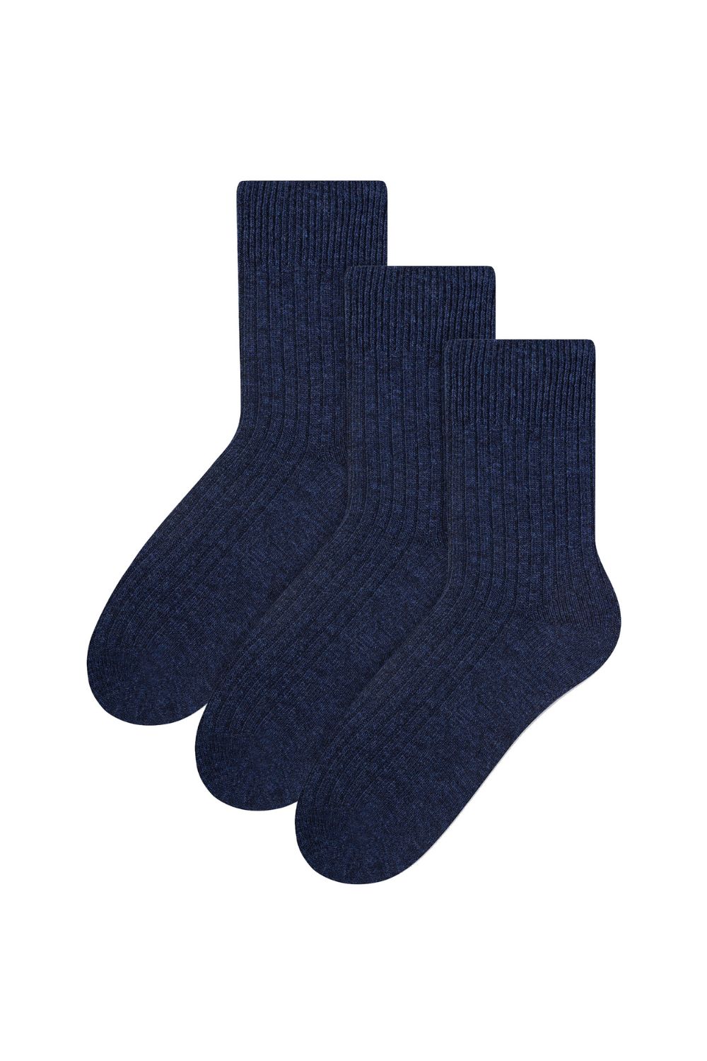 Navy 3 Pack Original Wool Dress Socks, Image 1 of 5