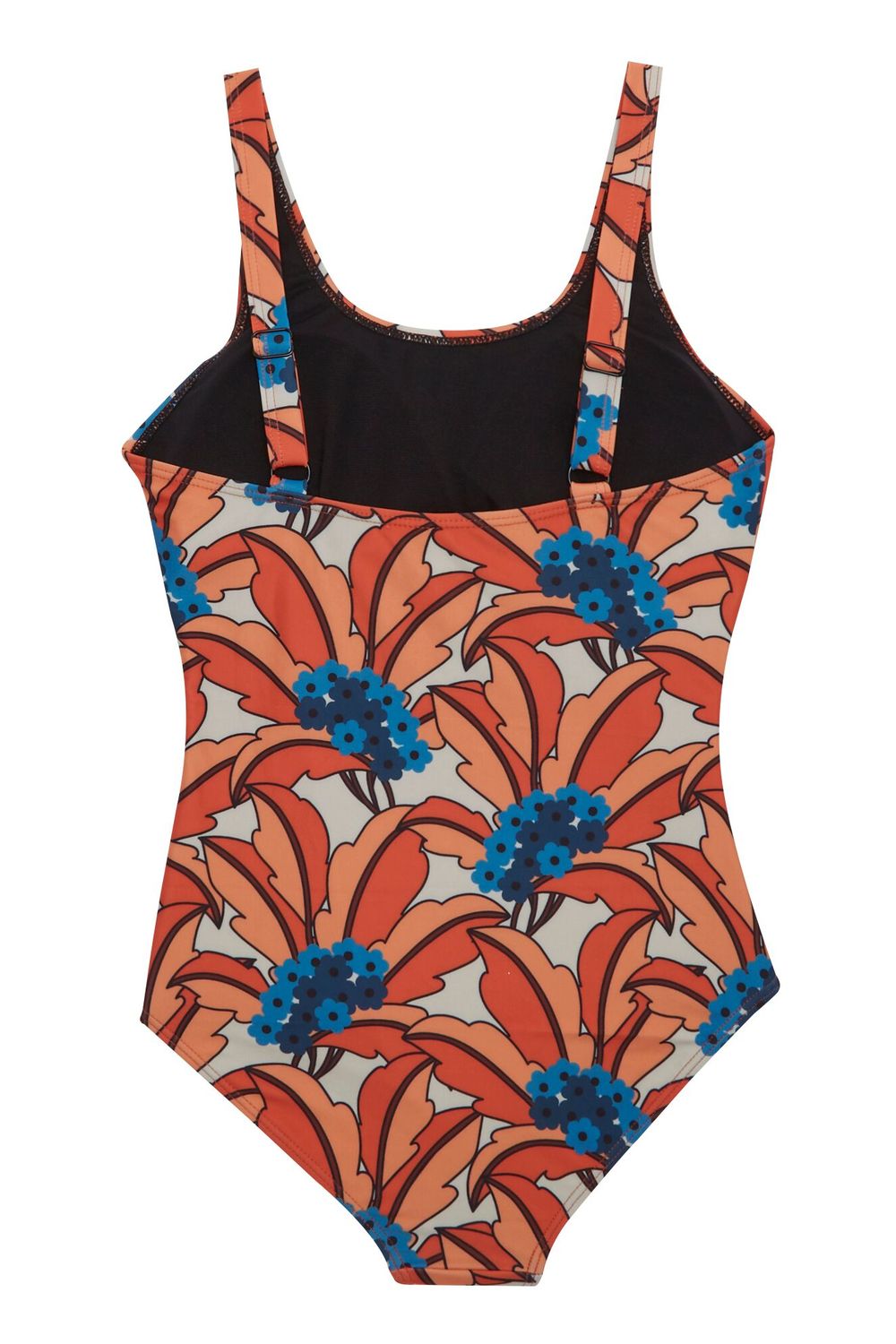 Orange Orla Kiely Tropical One Piece Swimsuit, Image 2 of 4