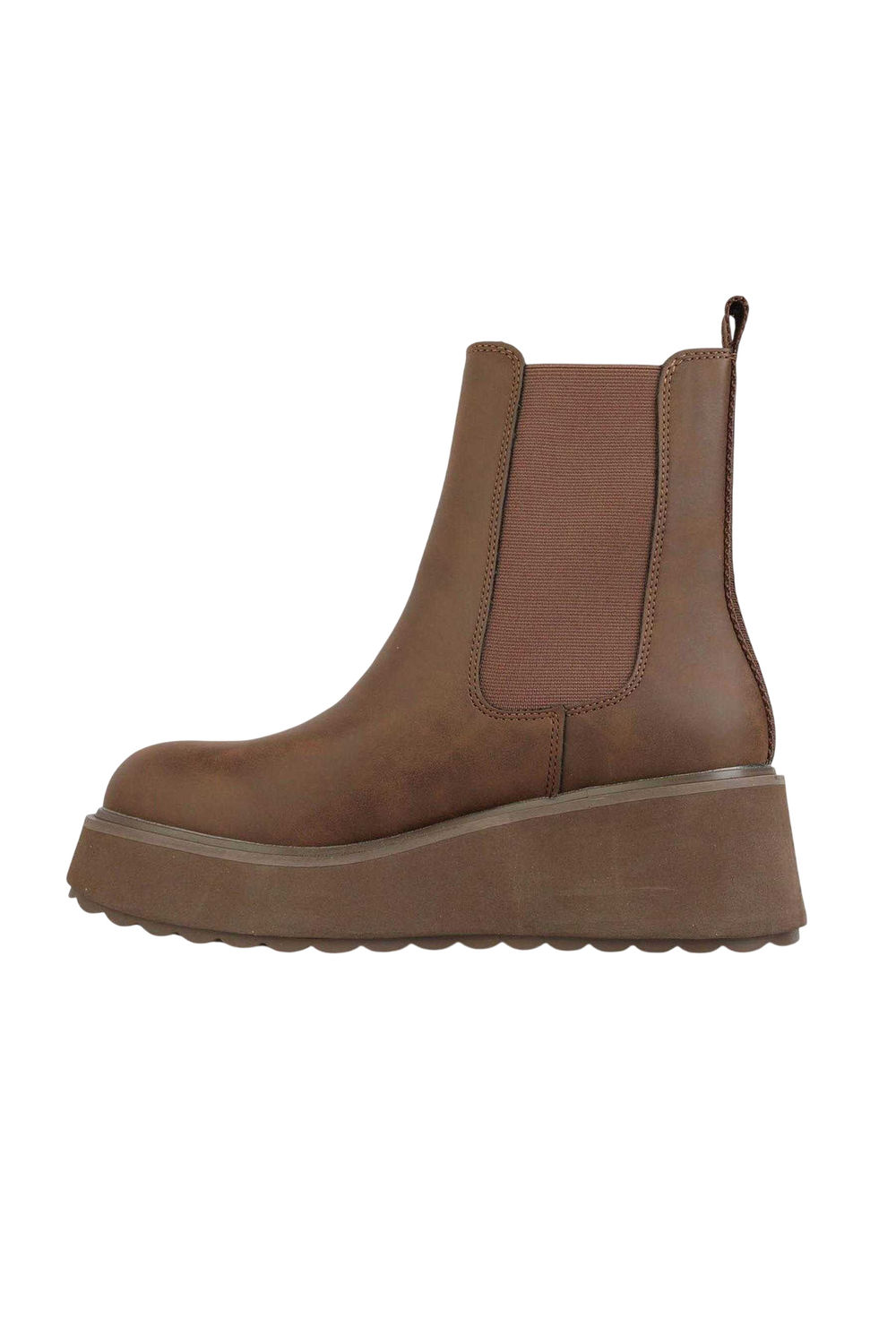 Brown Heyday Platform Chelsea Boots, Image 3 of 5