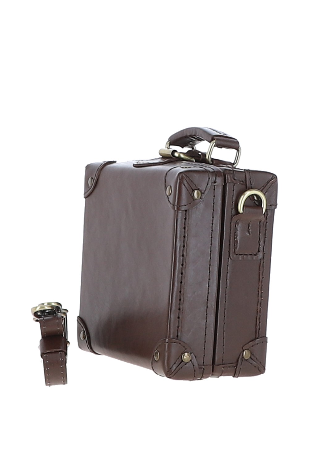 Brown Real Leather Trinket Box, Image 3 of 5