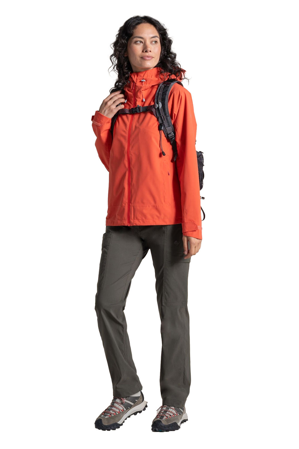 Red Zohra Waterproof Jacket, Image 4 of 4