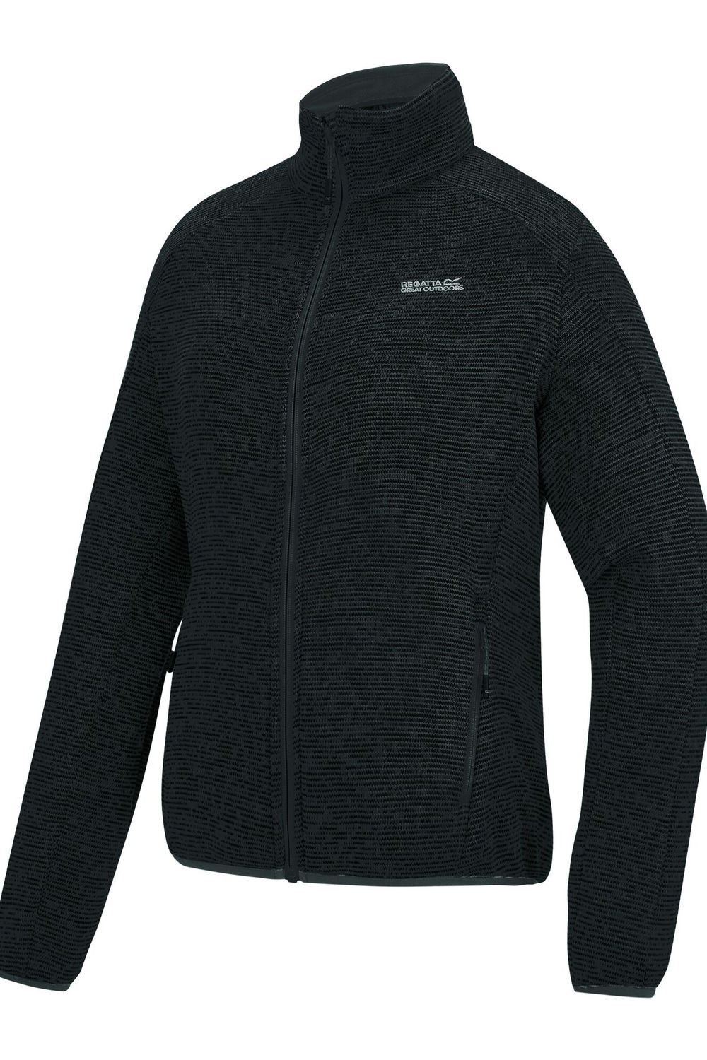 Black Newhill Full Zip Fleece Jacket, Image 4 of 5