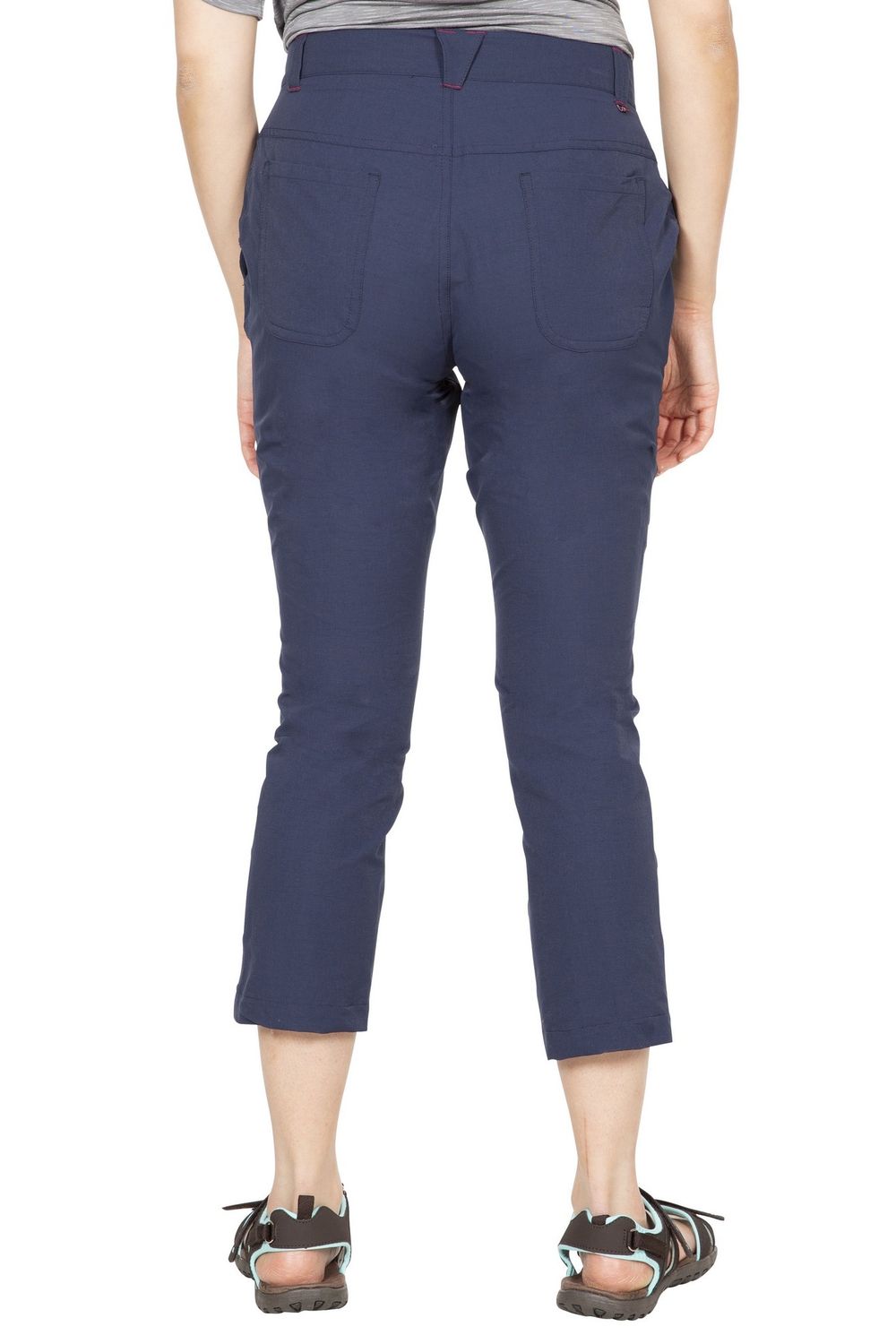 Navy Zulu Cropped Trousers, Image 5 of 5