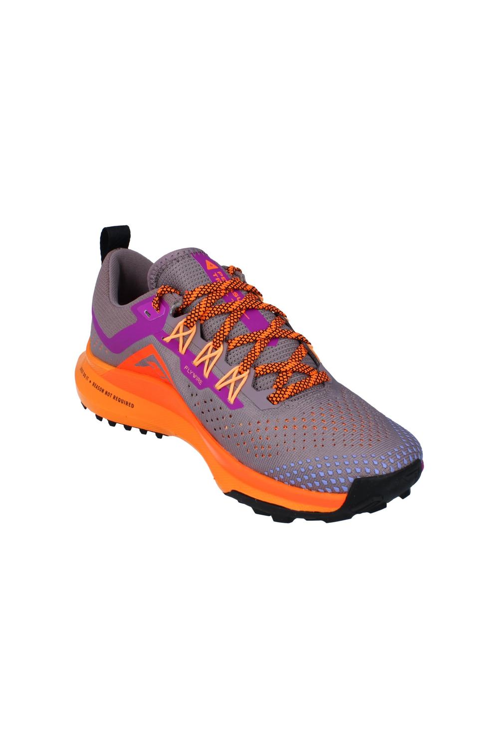 Purple React Pegasus Trail 4 Running Trainers, Image 5 of 6