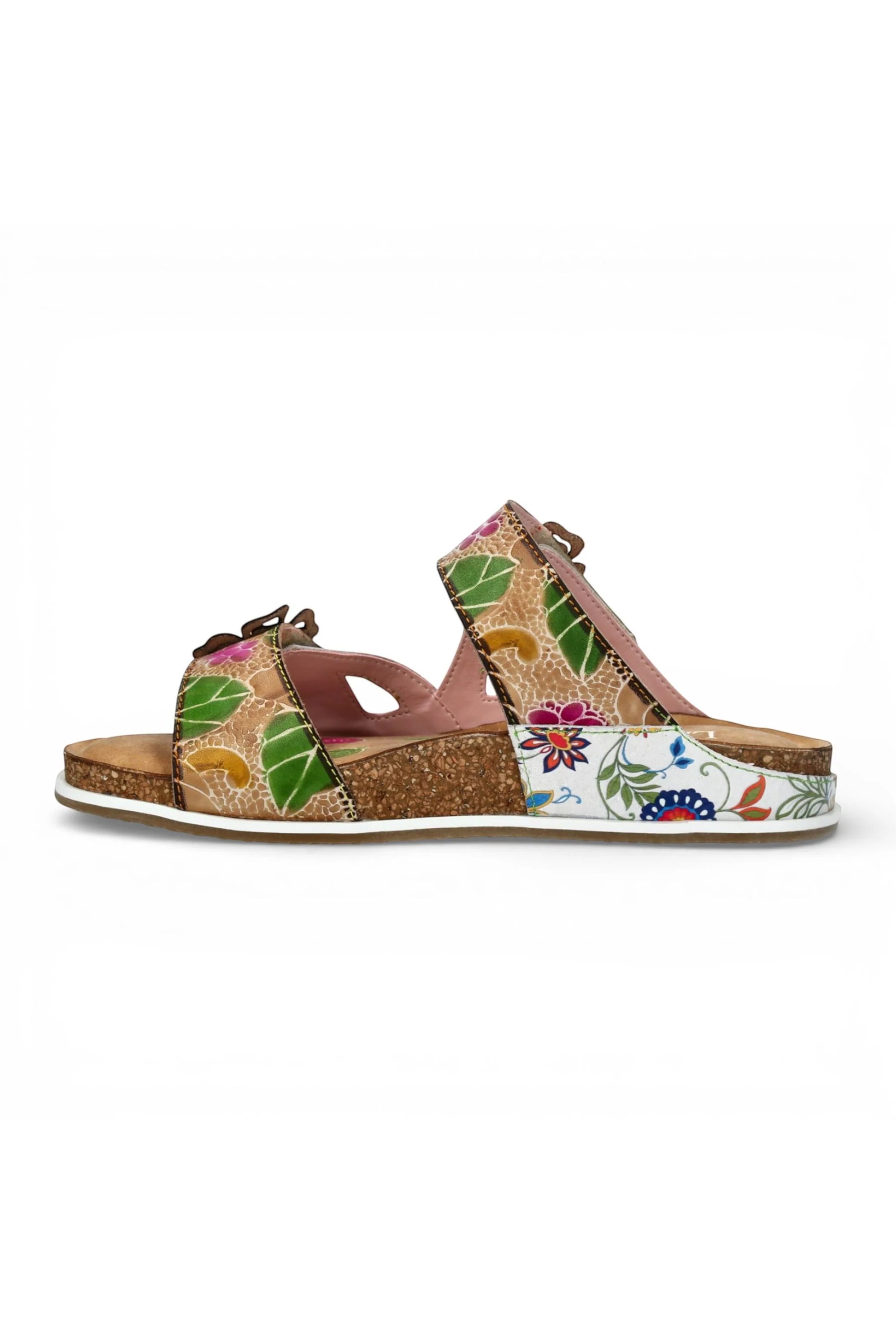 Beige Womens Casual Strappy Sandals-BRCYANO-32, Image 5 of 7