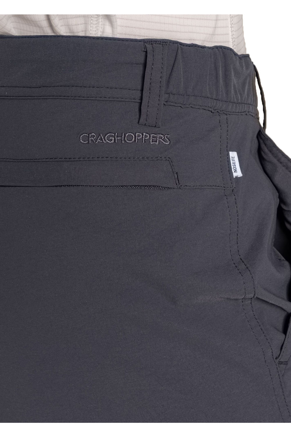 Dark Grey Rif Stretch Nosilife Cargo Trousers, Image 3 of 4
