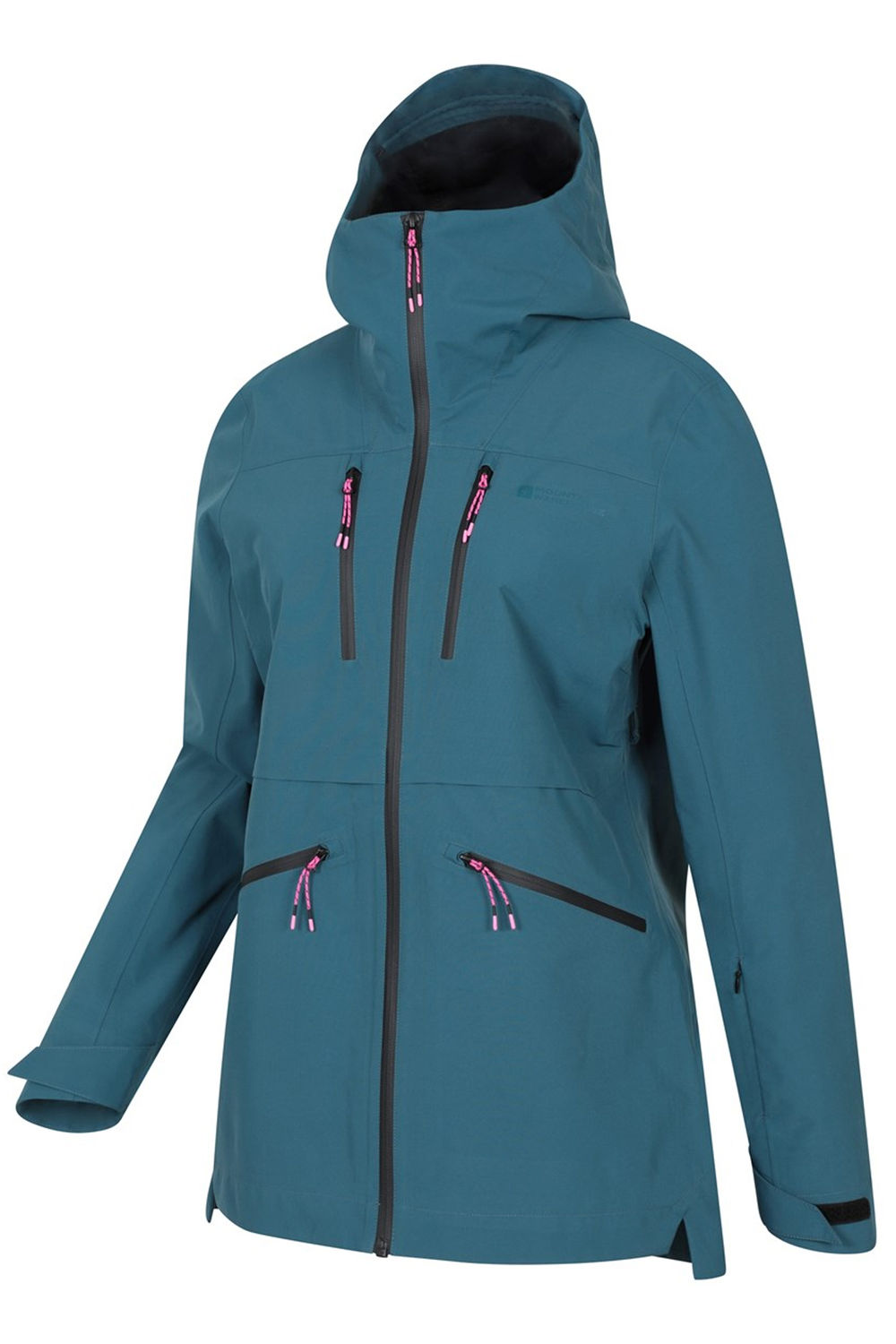 Teal Tempest Waterproof 3 Layer Ski Jacket, Image 3 of 4