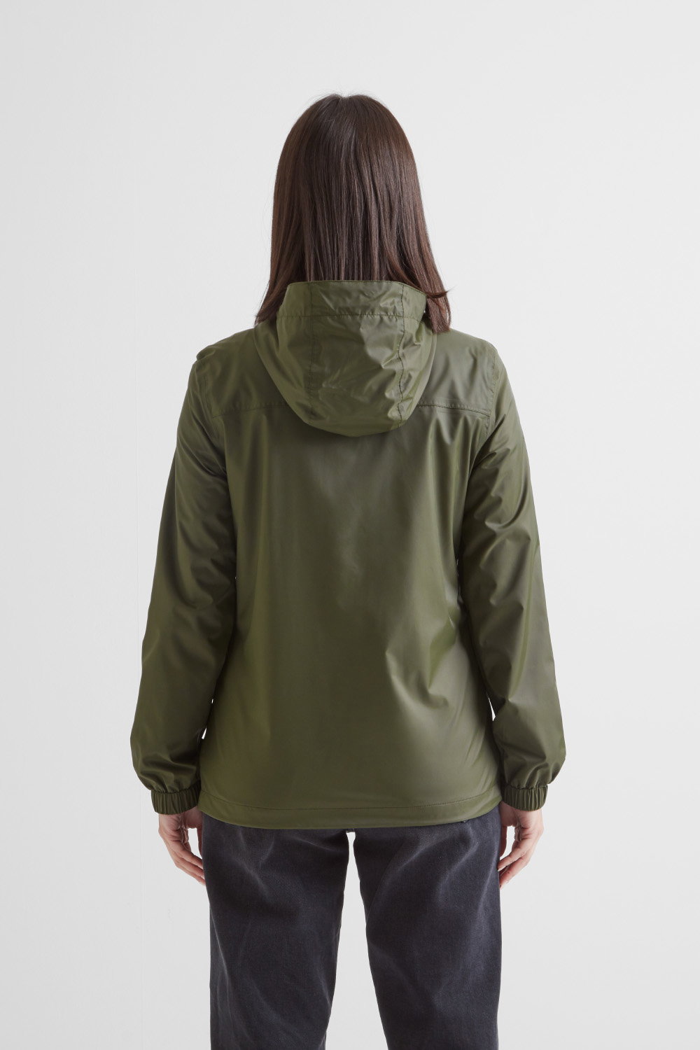 Khaki Craven Waterproof Packaway Jacket, Image 3 of 6