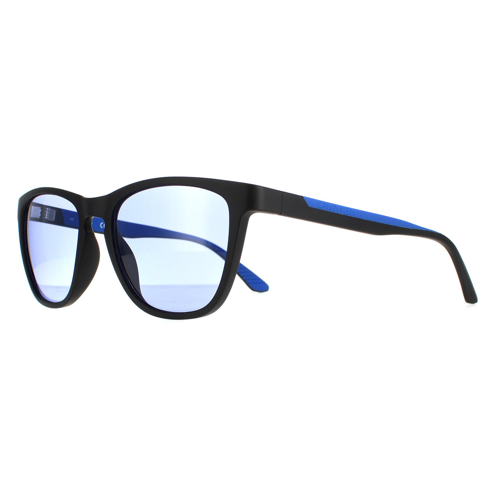 Black Calvin Klein Black Square Matte Black Blue CK20545S, Image 2 of 4