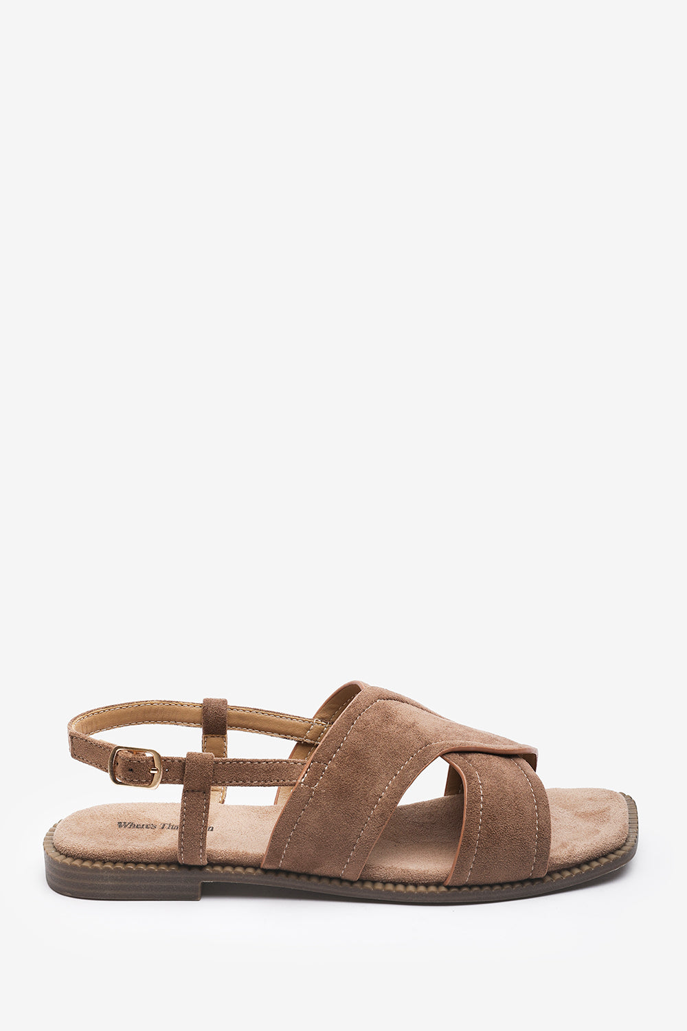 Camel Where's That From Camel Cavina Square Toe Slingback Sandals, Image 2 of 6