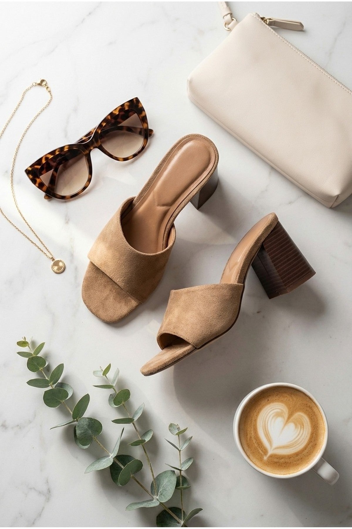 Black Rosa Womens Square Toe Block Heel Mules