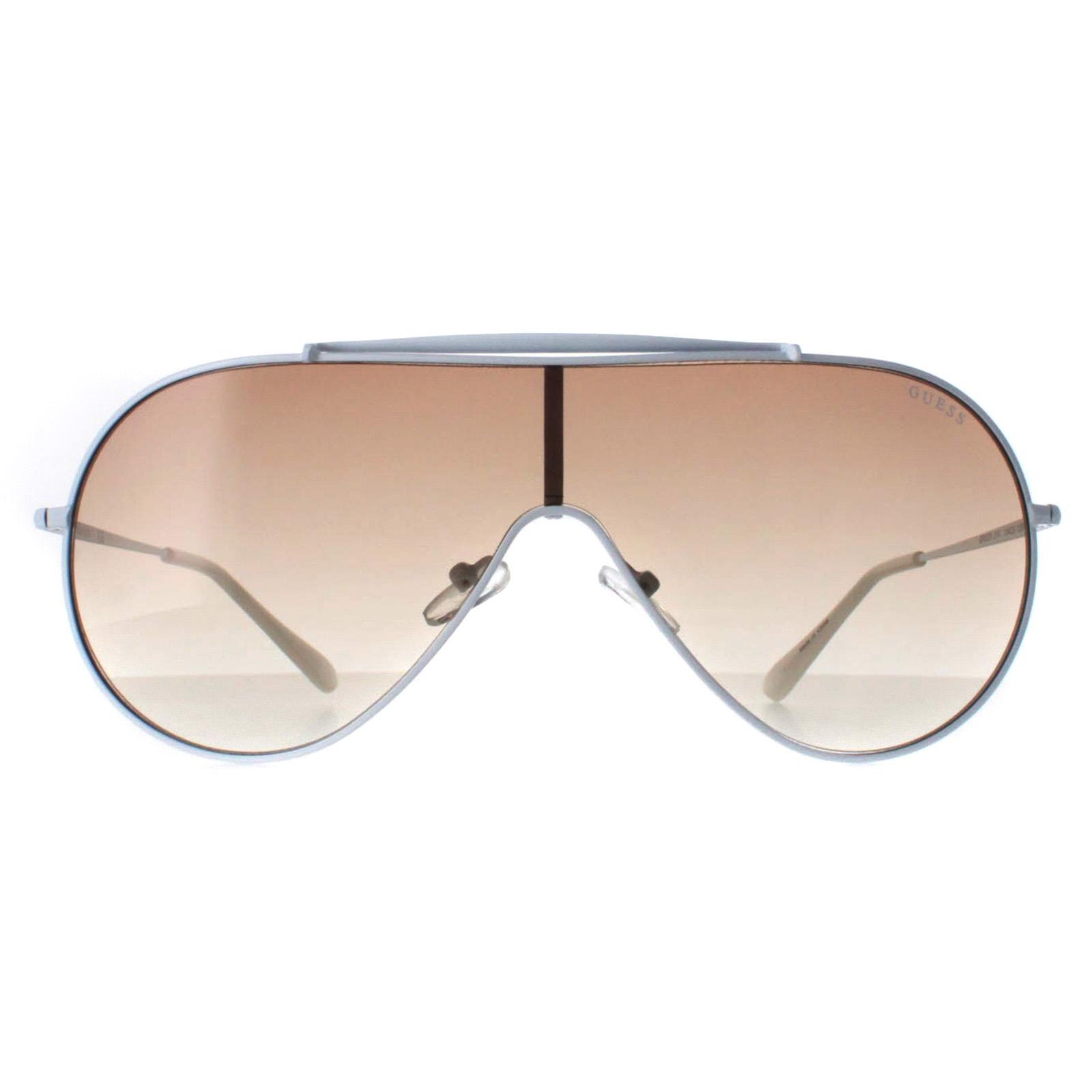 White Guess White Shield White Brown Gradient GF0370, Image 1 of 4