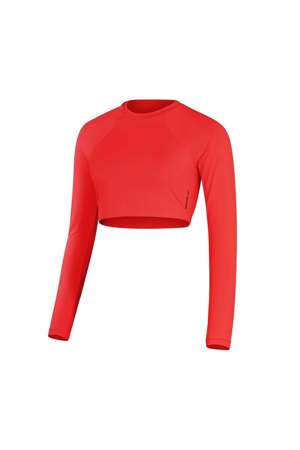 Red Jersey Slim Raglan Top, Image 1 of 2