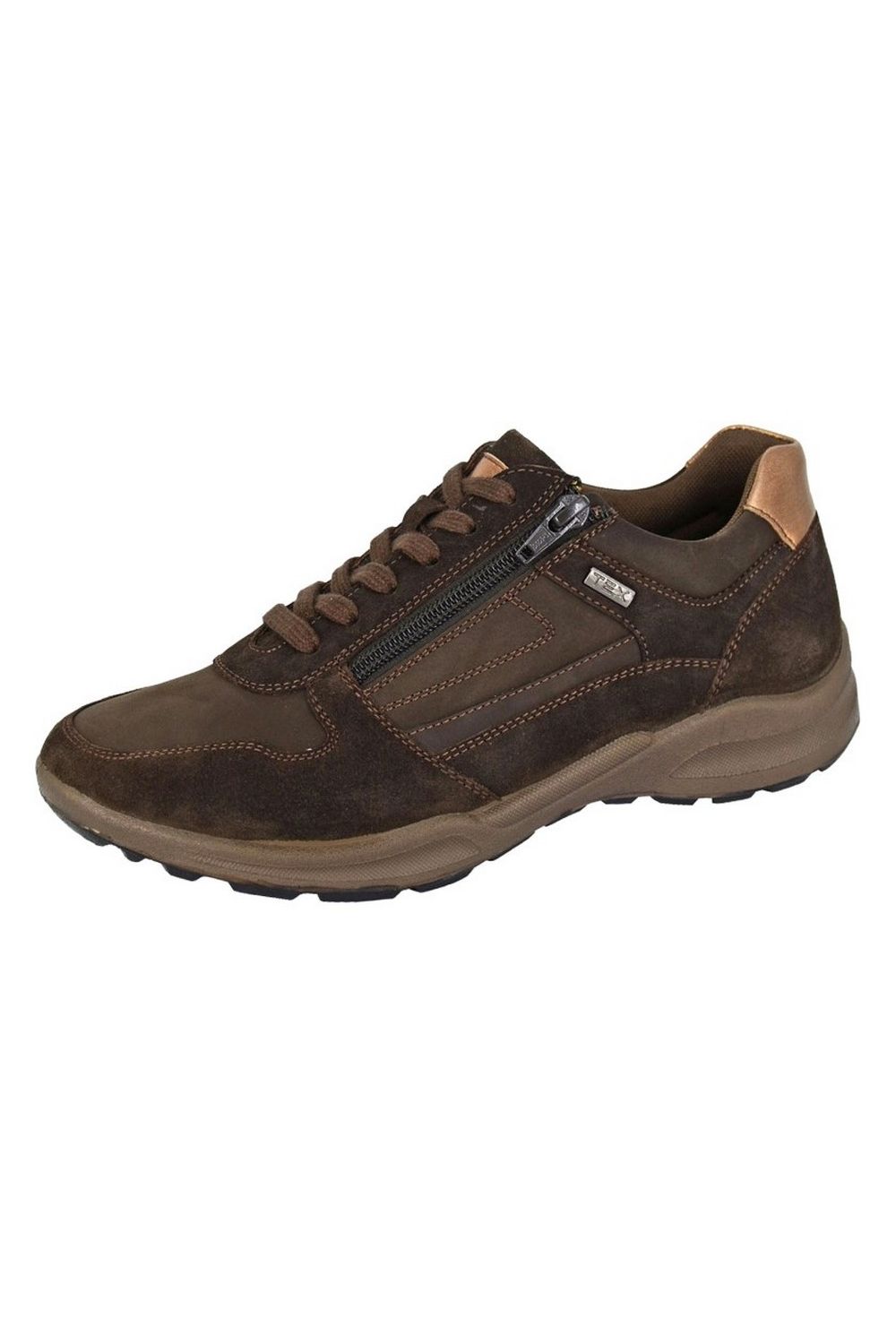 Brown Tissington Nubuck Trainers, Image 1 of 2