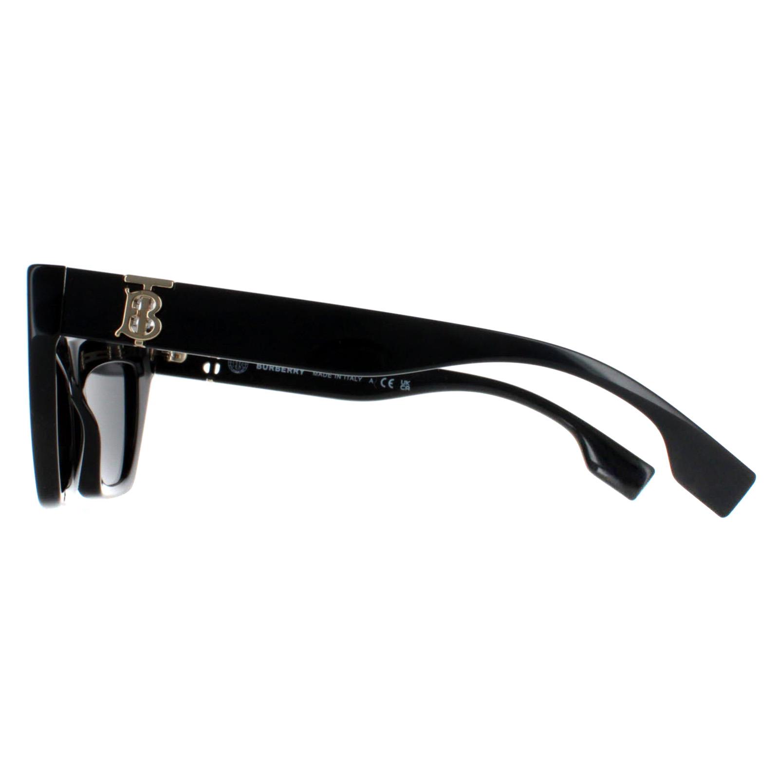 Black Burberry Black Cat Eye Black Dark Grey BE4405, Image 3 of 4