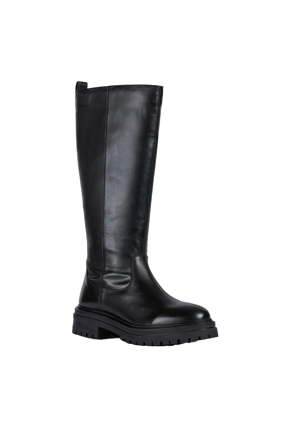 Black D Iridea C Leather KneeHigh Boots, Image 1 of 4