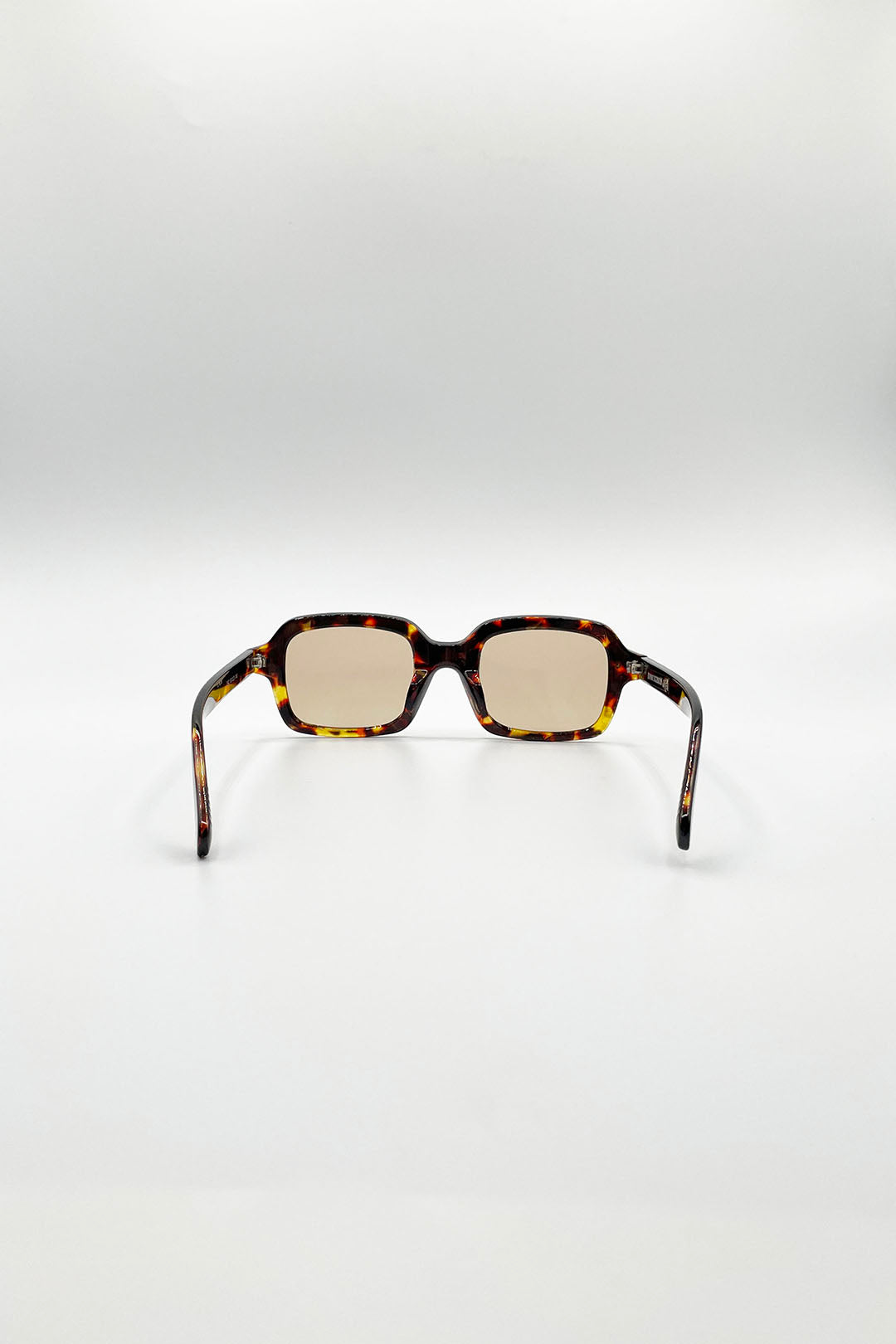 Tortoishell Bold Square Sunglasses In Tortoiseshell, Image 5 of 5