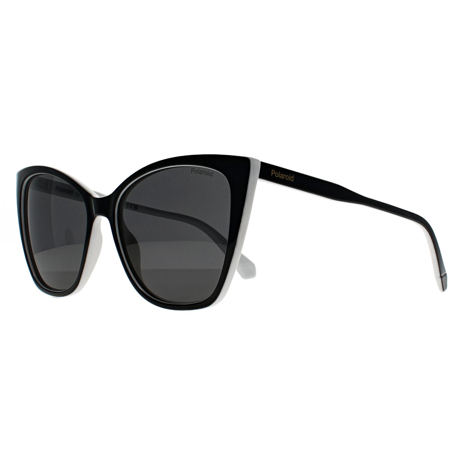 Black Cat Eye Black White Grey Polarized PLD 4181/S, Image 2 of 3