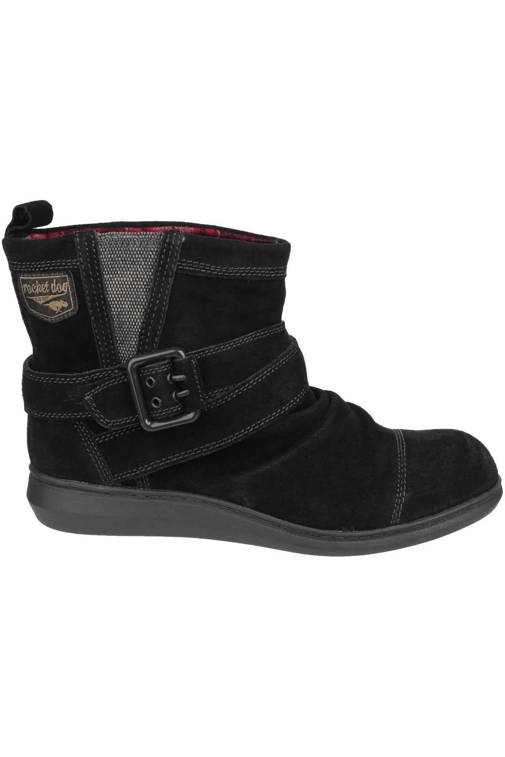 Black Mint Pull On Ankle Boots, Image 3 of 5