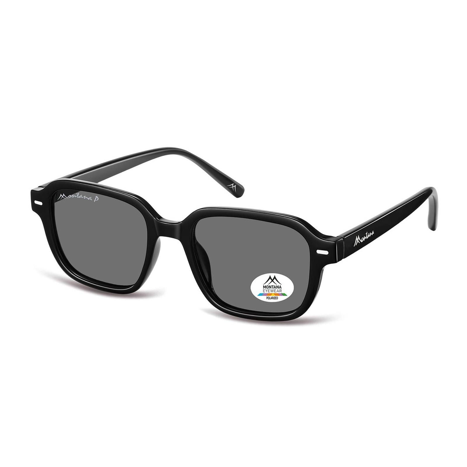 Black Montana Black Rectangle Black Grey Polarized MP177, Image 2 of 3