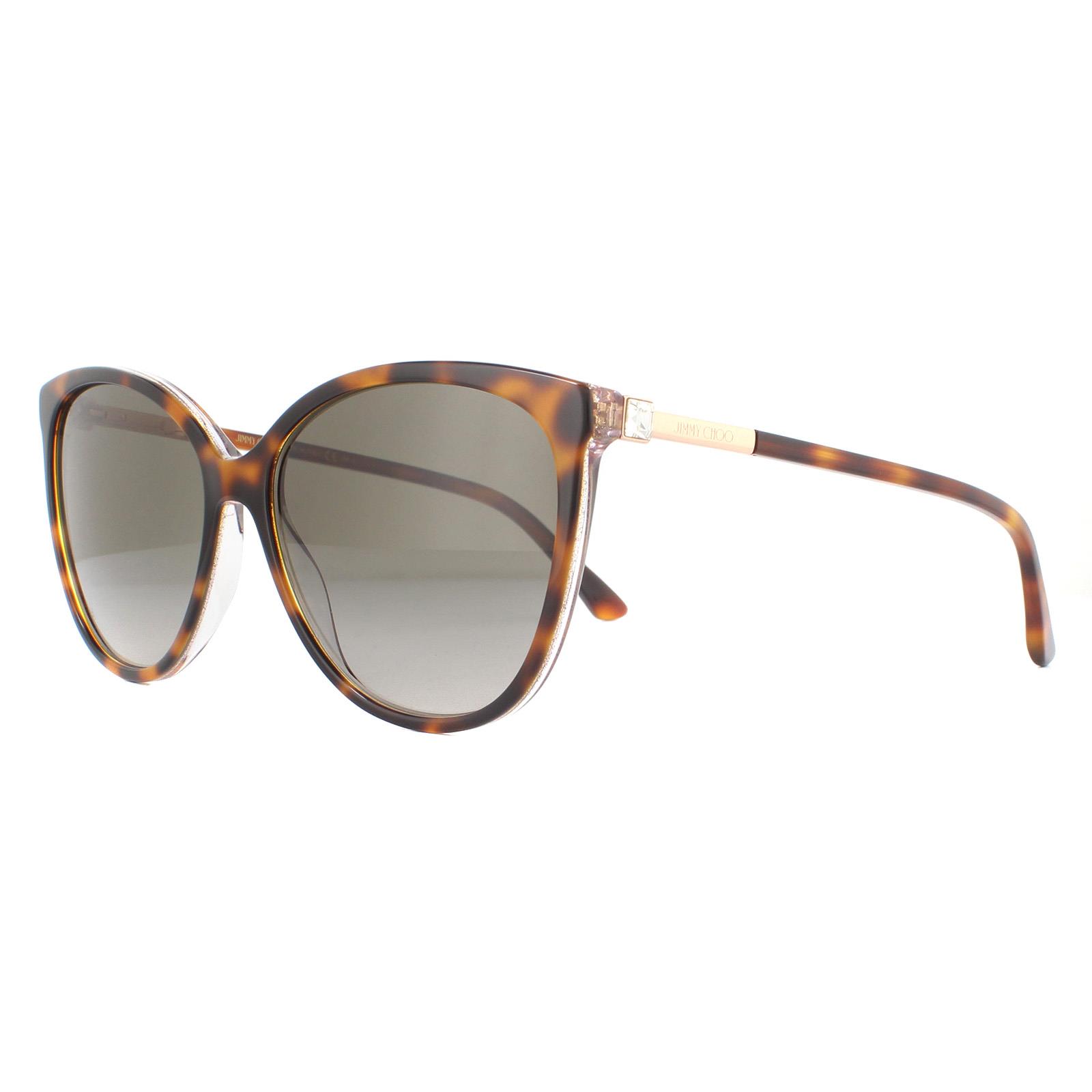 Cat Eye Havana Pink Brown Gradient Sunglasses, Image 2 of 4
