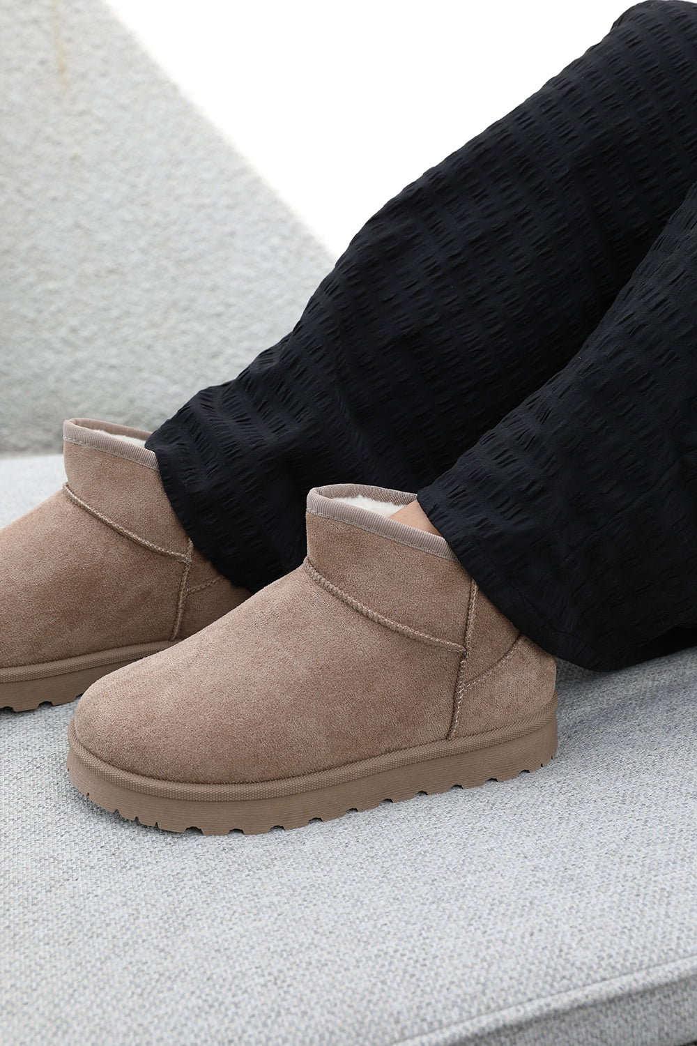 Camel 'Pine'  Fur Lining Ankle Boots, Image 1 of 3