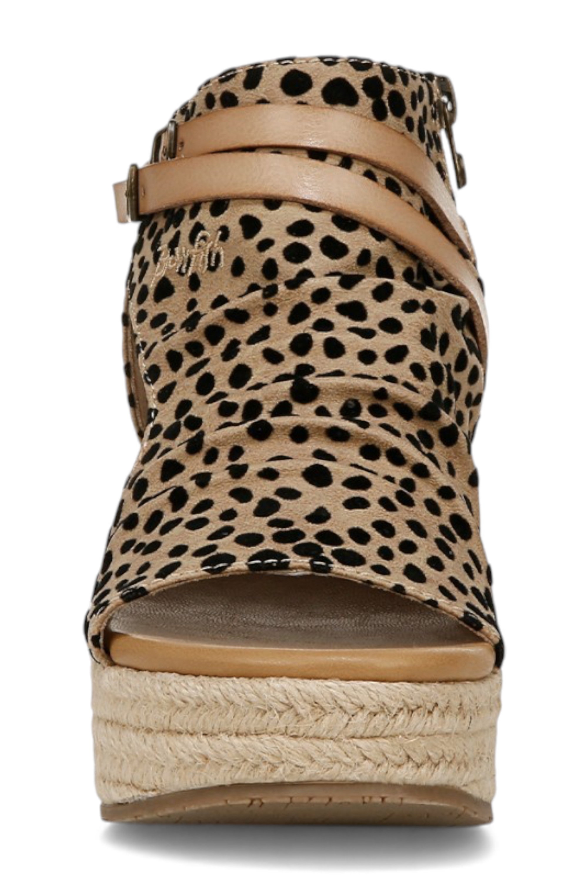 Brown Womens "Lacey-C-Rope" Wedge Sandals, Image 4 of 6