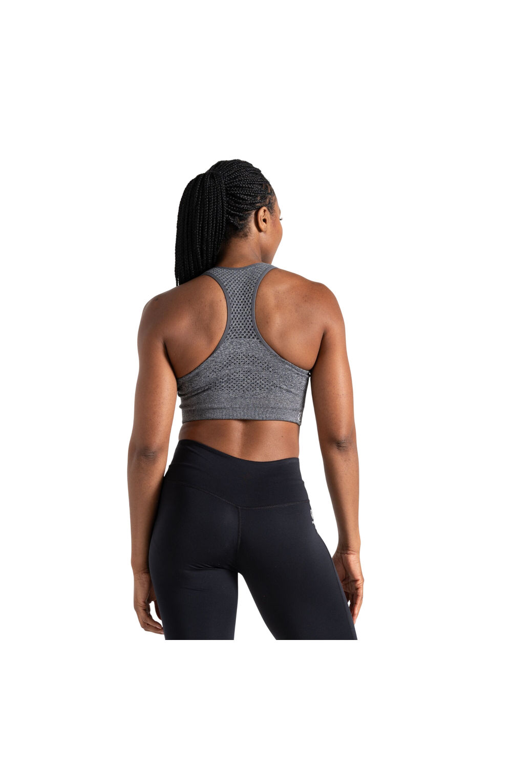 Dark Grey Dont Sweat It II Sports Bra, Image 5 of 6