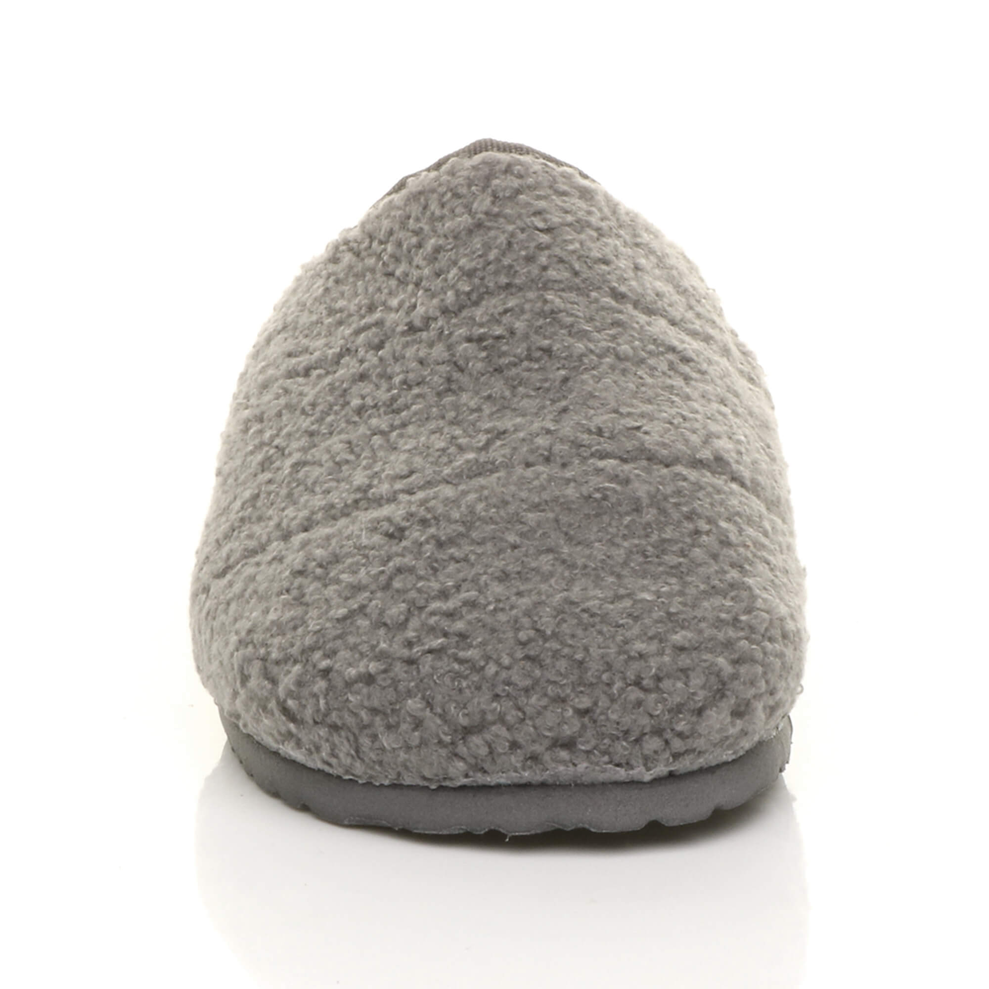 Grey AJVANI Grey Footbed Mules Slippers, Image 6 of 6