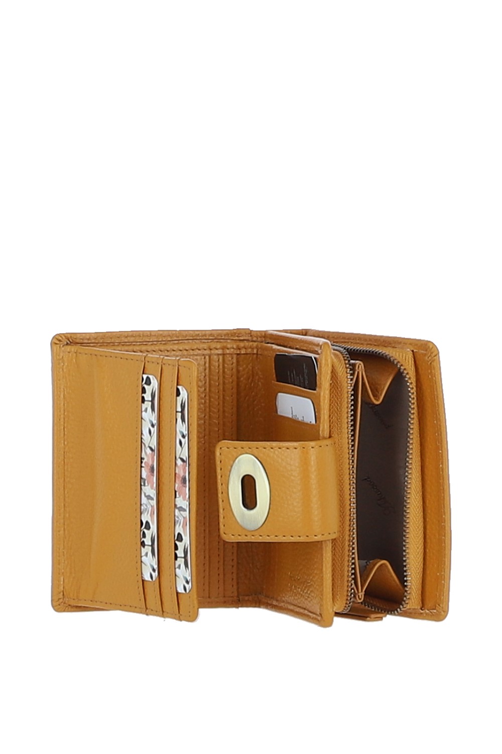 Ochre Elegant Real Leather Purse, Image 3 of 4