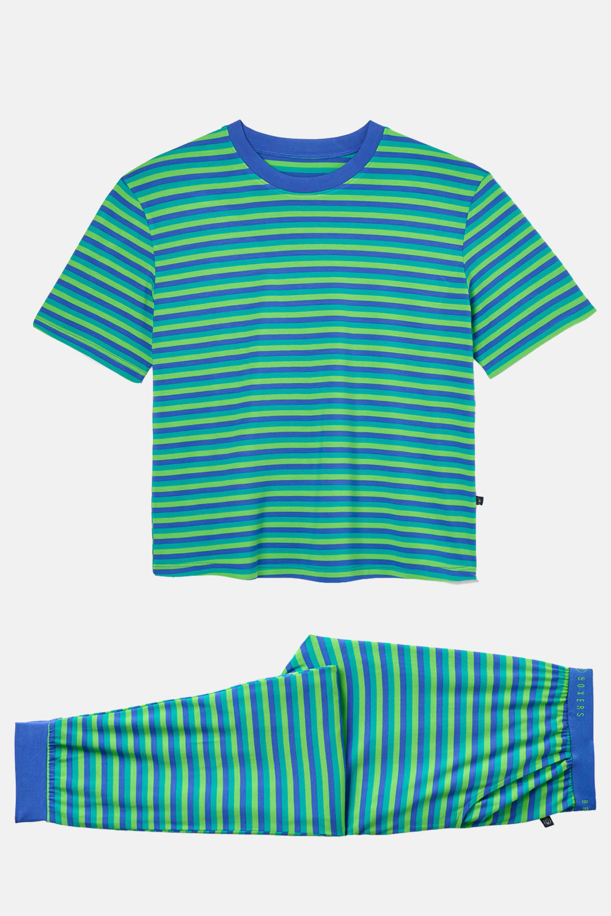 Green British Boxers Green "Sunny St Ives" Bamboo Pyjama Set, Image 4 of 4