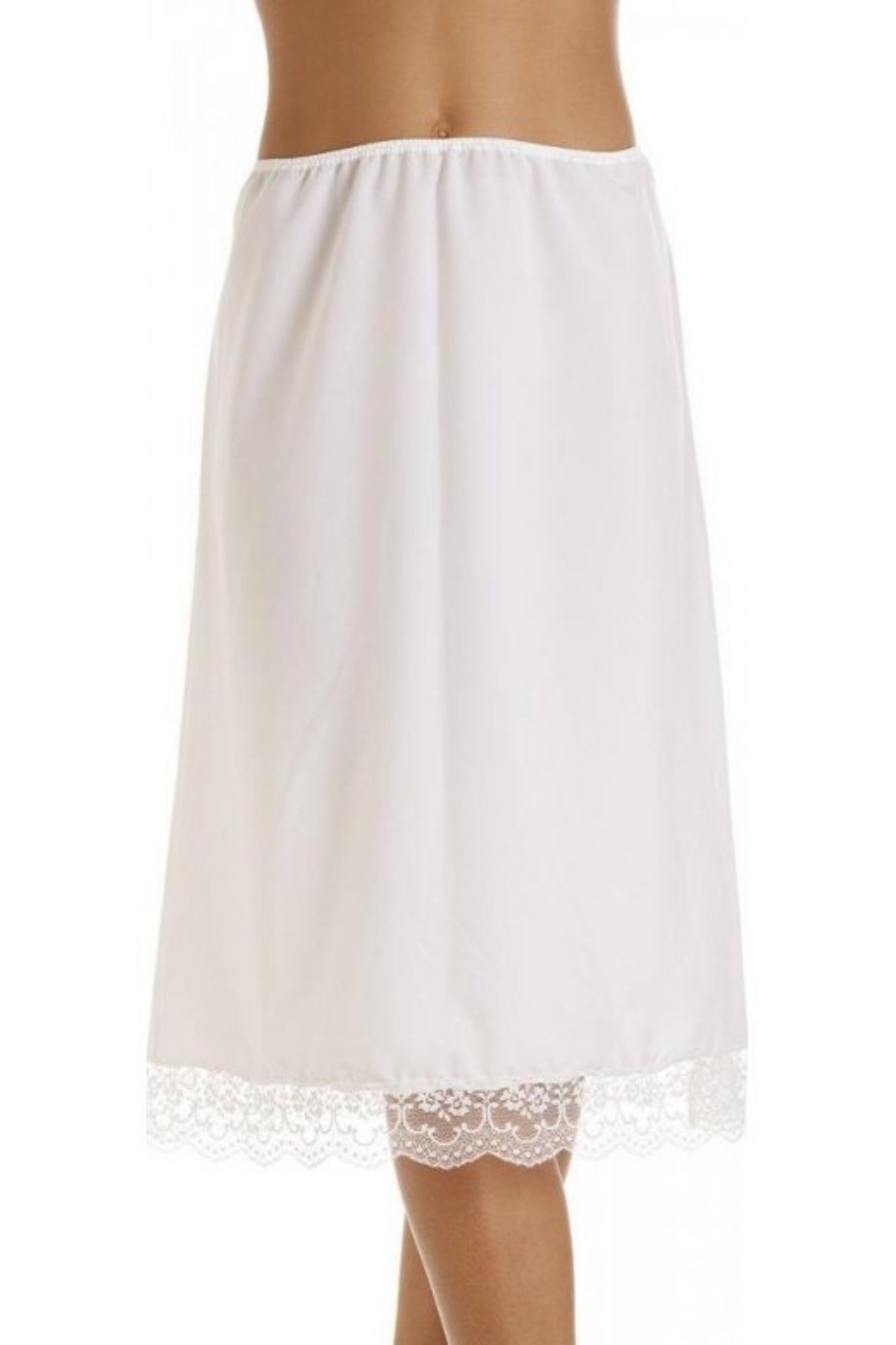 White Camille Lingerie White 26" Length Underskirt Slip, Image 1 of 3