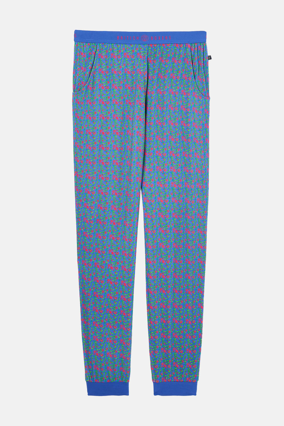 Blue "Boom Bloom!" Bamboo Pyjama Set, Image 6 of 6